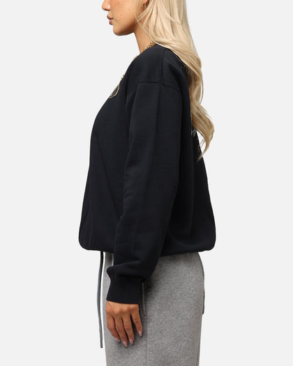 Jordan Women's Jumpman Brooklyn Fleece Graphic Crewneck Black/Sail