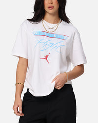 Jordan Women's Jumpman Flight Heritage Graphic T-Shirt White