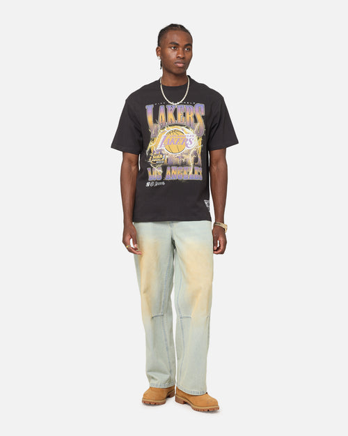 Mitchell & Ness Los Angeles Lakers City Strike T-Shirt Faded Black