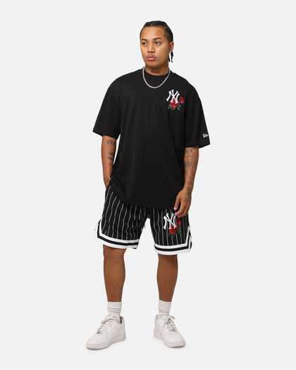 New Era New York Yankees Rose Oversized T-Shirt Black