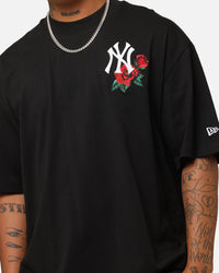 New Era New York Yankees Rose Oversized T-Shirt Black