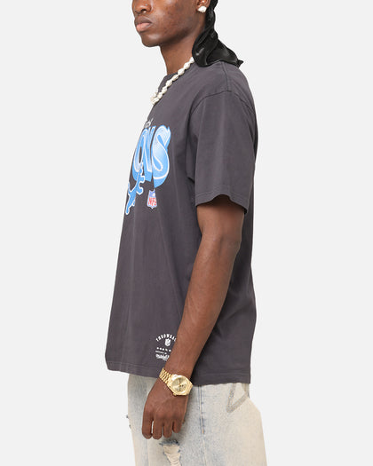 Mitchell & Ness Detroit Lions Arch T-Shirt Faded Black