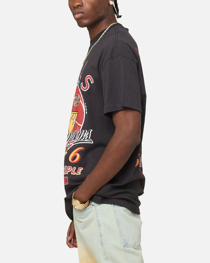Mitchell & Ness Chicago Bulls Champions Report "Champ Pack" T-Shirt Faded Black