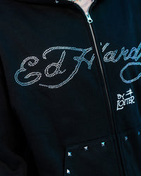 Ed Hardy By Loiter Full Zip Hoodie Black