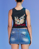 Ed Hardy By Loiter Women's Ripped Dragon Tank Black