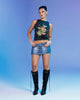 Ed Hardy By Loiter Women's Ripped Dragon Tank Black
