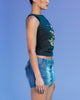 Ed Hardy By Loiter Women's Ripped Dragon Tank Black