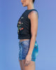 Ed Hardy By Loiter Women's Ripped Dragon Tank Black
