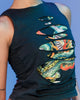 Ed Hardy By Loiter Women's Ripped Dragon Tank Black