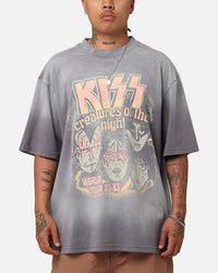 Kiss Creatures Of The Night T-Shirt Washed Grey