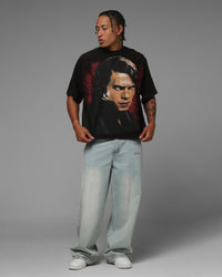 Loiter Star Wars Vader Boxy T-Shirt Washed Black