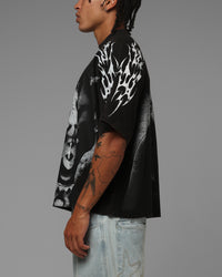 Loiter Star Wars Vader Boxy T-Shirt Washed Black