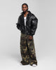 Loiter Solar Vegan Leather Varsity Jacket Black