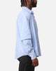 XXIII Double Layer Stripe Button Up Shirt Blue/White