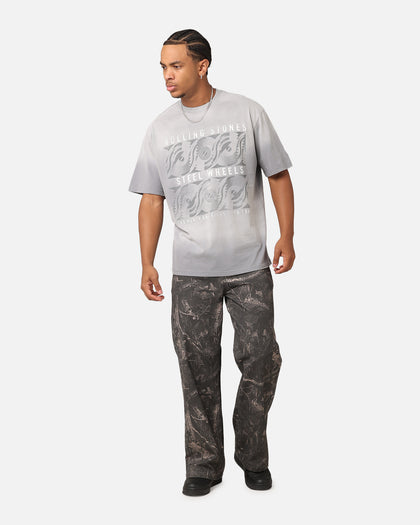 The Rolling Stone The Stones Sunfade T-Shirt Sun Washed Blue