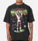 Culture Kings X WWE Ultimate Warrior Vintage T-Shirt Black Acidwash