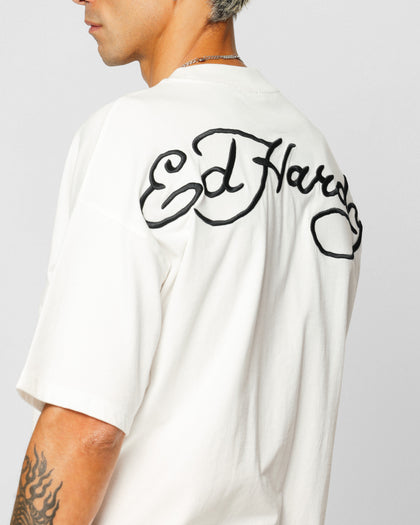 Ed Hardy Dragon Oversized T-Shirt Off White