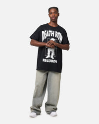 Deathrow Records Chair Logo T-Shirt Black