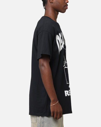Deathrow Records Chair Logo T-Shirt Black