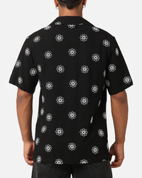 XXIII Daisy Linen Button Up Shirt Black/White