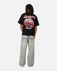 Loiter Brain Rot Vintage T-Shirt Black