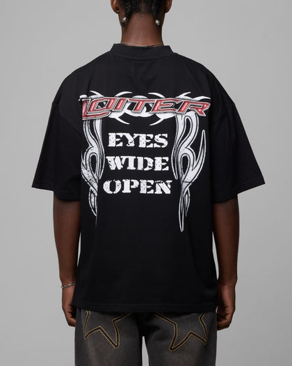 Loiter Tribal Vintage T-Shirt Black
