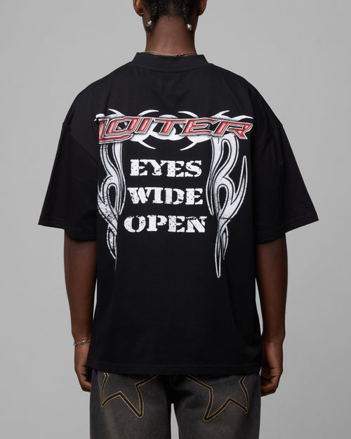 Loiter Tribal Vintage T-Shirt Black