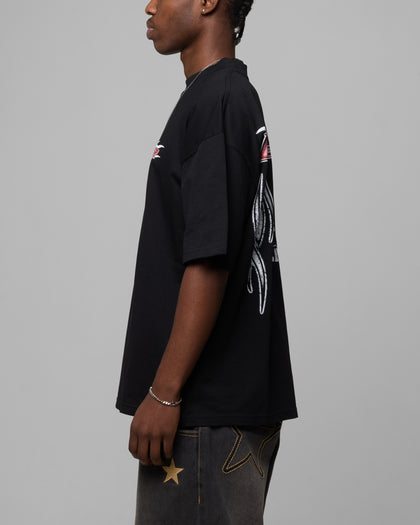 Loiter Tribal Vintage T-Shirt Black