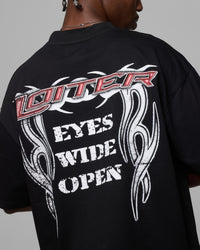 Loiter Tribal Vintage T-Shirt Black