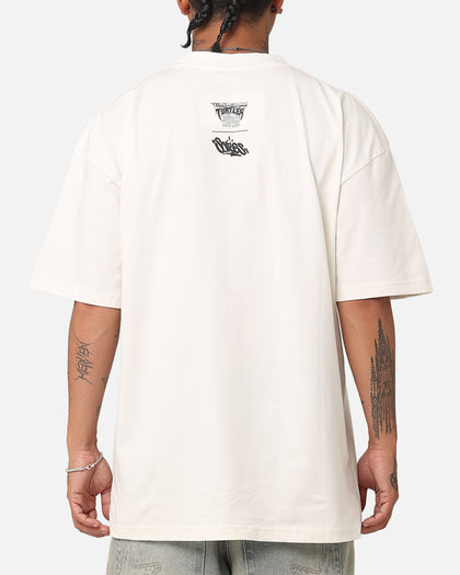 73Studio X Teenage Mutant Ninja Turtles Leonardo X Sofles Vintage T-Shirt Off White