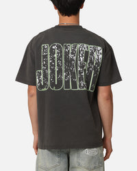 American Thrift X DC Batman The Joker Smile Heavy T-Shirt Black Wash