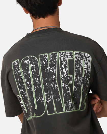 American Thrift X DC Batman The Joker Smile Heavy T-Shirt Black Wash
