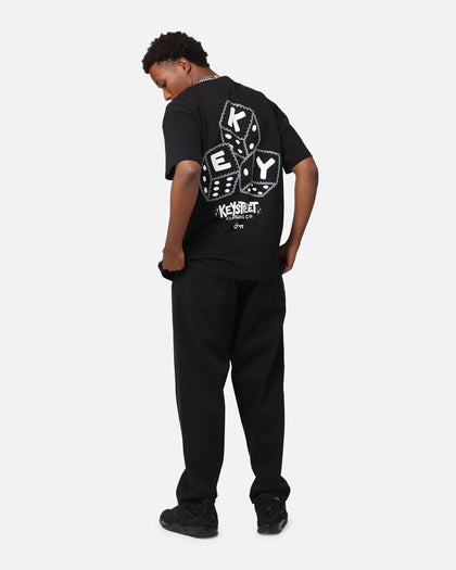 Key Street Dice Vintage T-Shirt Black