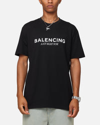 Secret Club Balencing T-Shirt Black/White