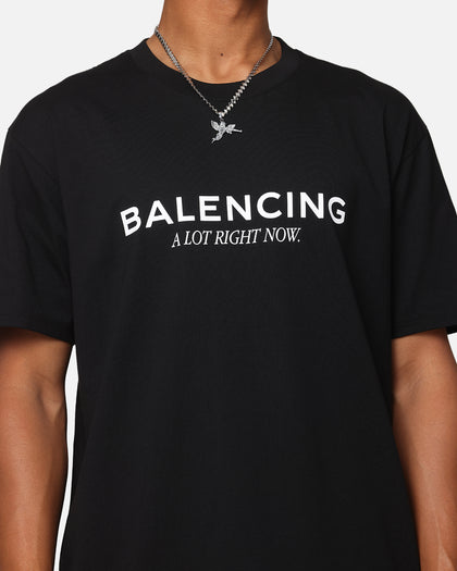 Secret Club Balencing T-Shirt Black/White