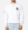 New Era New York Yankees MLB Team Logo Crewneck Grey