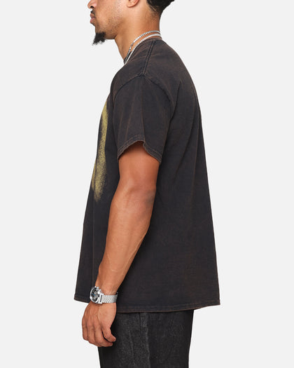 Korn Logo Noise T-Shirt Black Vintage