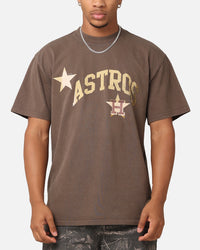 Majestic Athletic Houston Astros Star Arch T-Shirt Brown