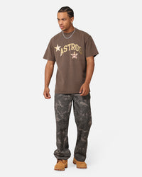 Majestic Athletic Houston Astros Star Arch T-Shirt Brown