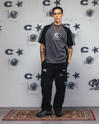 Carre Vortex Panelled T-Shirt Grey/Black