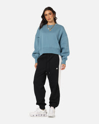 Nike Women's Nike Sportswear Style Fleece Over-Oversized Crewneck Smokey Blue/Sail
