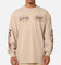 Mitchell & Ness Houston Rockets Tag Long Sleeve T-Shirt Khaki