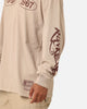 Mitchell & Ness Houston Rockets Tag Long Sleeve T-Shirt Khaki