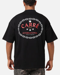 Carre Athletic Prestige Mock Neck T-Shirt Black