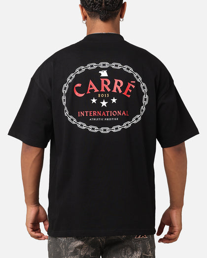 Carre Athletic Prestige Mock Neck T-Shirt Black