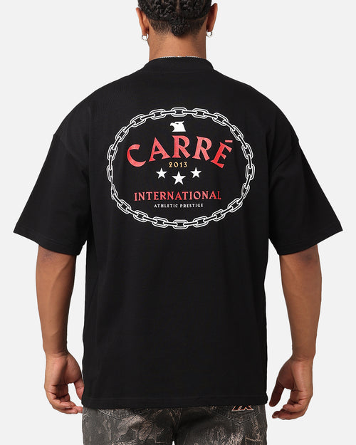 Carre Athletic Prestige Mock Neck T-Shirt Black
