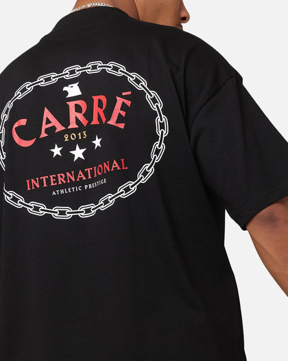 Carre Athletic Prestige Mock Neck T-Shirt Black