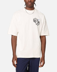 Carre Feeling Lucky Mock Neck T-Shirt Off White