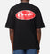 Carre Script Sport Mock Neck T-Shirt Black