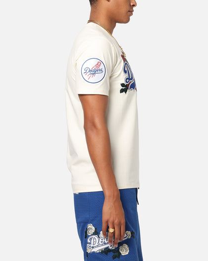 Pro Standard Los Angeles Dodgers Roses T-Shirt Eggshell